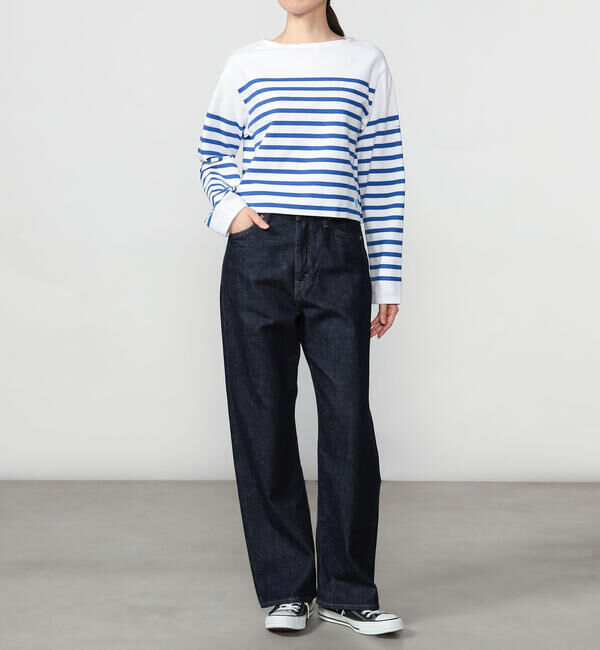 ORCIVAL「ORCIVAL | ラッセル ボートネッククロップドTシャツ WOMEN」|Tシャツ・カットソー|
