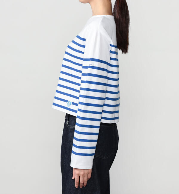 ORCIVAL「ORCIVAL | ラッセル ボートネッククロップドTシャツ WOMEN」|Tシャツ・カットソー|
