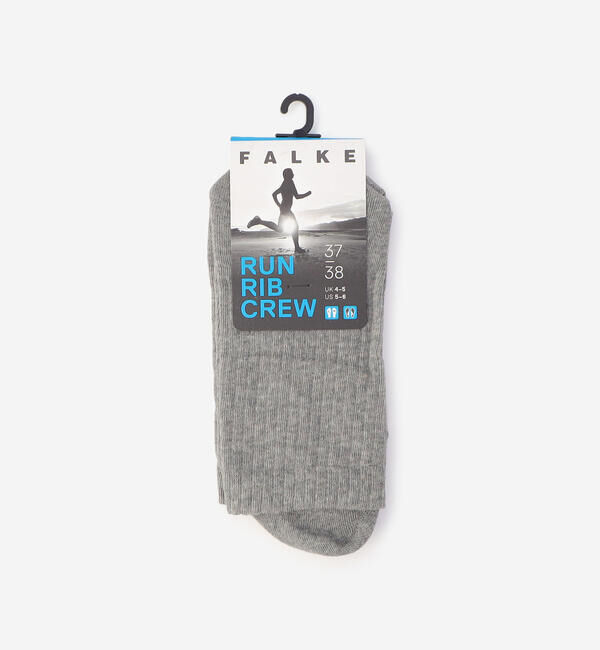FALKE 「FALKE | 12574 RUN RIB CREW SOCKS WOMEN」|ソックス|LTGREY