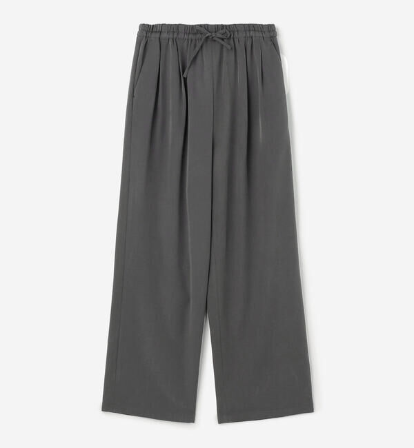 Morris & Sons「MORRIS & SONS | ワイドイージーパンツ WOMEN」|チノ|GREY