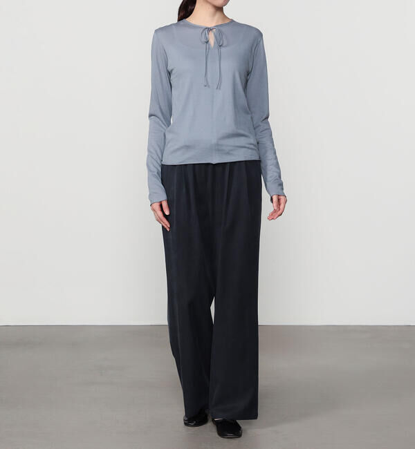 Morris & Sons「MORRIS & SONS | ワイドイージーパンツ WOMEN」|チノ|