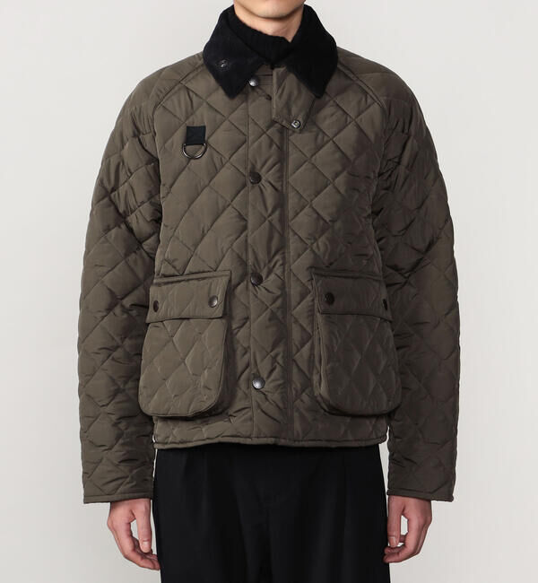  「Barbour |〈別注〉BLYTH キルティングジャケット MEN」|ブルゾン・スタジャン|OLIVE
