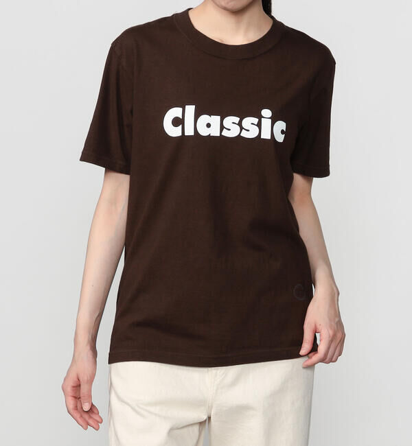  「TANGTANG | 〈別注〉半袖Tシャツ AIN&rsquo;T CLASSIC BROWN WOMEN」|Tシャツ・カットソー|