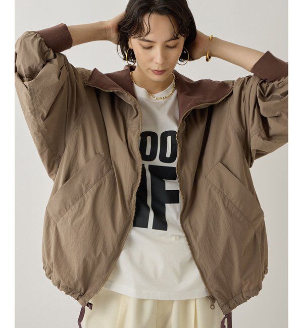 「【KATHARINE HAMNETT】ハイネックジップジャケット」|その他|