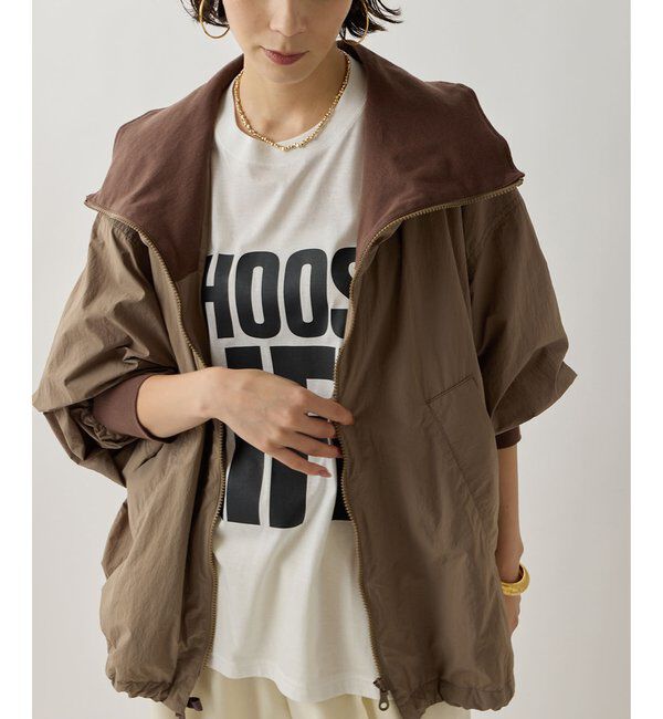  「【KATHARINE HAMNETT】ハイネックジップジャケット」|その他|