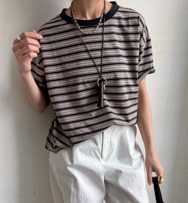  「マルチボーダーTEE」|Tシャツ・カットソー|