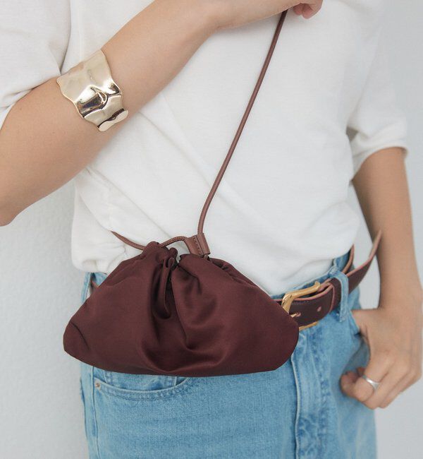  「gather mini bag」|クラッチバッグ|