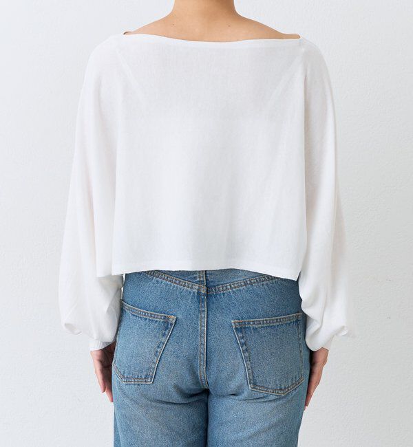  「【A・MONN】【セット着用可】cropped KNIT」|ニット・セーター|