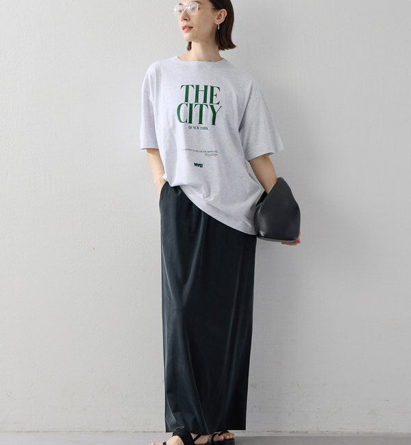  「【セットアップ対応】キュプラジャージーイージースカート」|スカート|