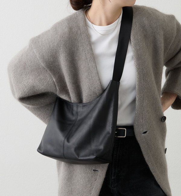  「《WEB限定》レザーホーボーバッグ M」|ショルダー・メッセンジャー|