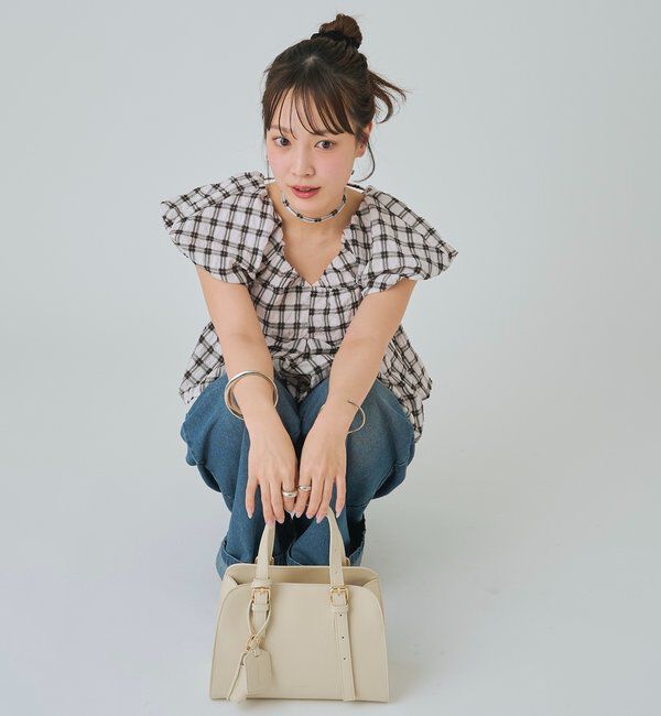  「【@sktnnm企画】リップチャーム付きminiボストンBAG」|トートバッグ|