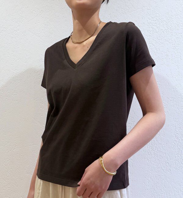  「ディープVカットソー」|Tシャツ・カットソー|