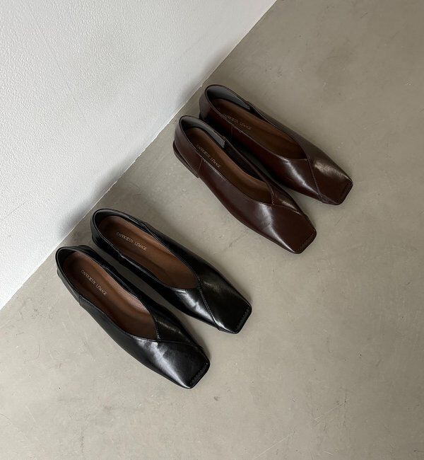  「トゥステッチフラットシューズ」|その他|