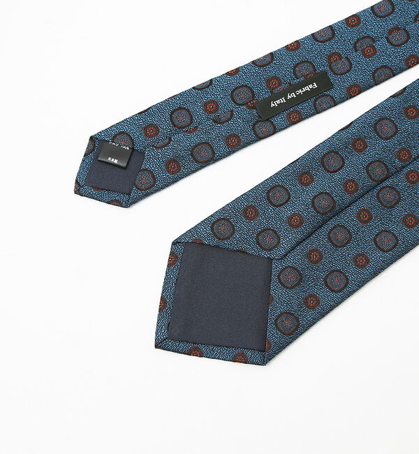 ABAHOUSE「【IMPORT FABRIC TIE】シルク 小紋柄 ネクタイ」|ネクタイ・蝶ネクタイ|