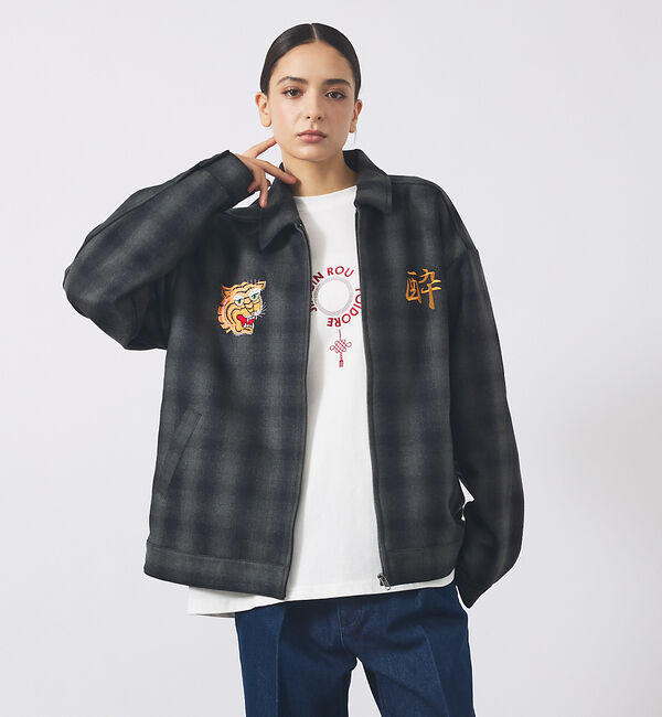 ABAHOUSE「【YOIDORE / ヨイドレ】Souvenir Wool Jacket / ス」|ブルゾン・スタジャン|