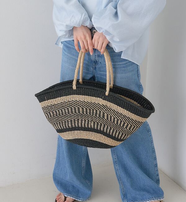 Rouge vif「【The Bagmati/ザ バグマティ】柄カゴバッグ」|かごバッグ|