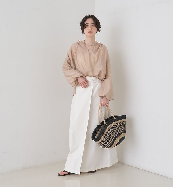 Rouge vif「【The Bagmati/ザ バグマティ】柄カゴバッグ」|かごバッグ|