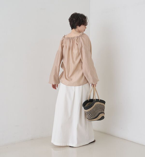 Rouge vif「【The Bagmati/ザ バグマティ】柄カゴバッグ」|かごバッグ|