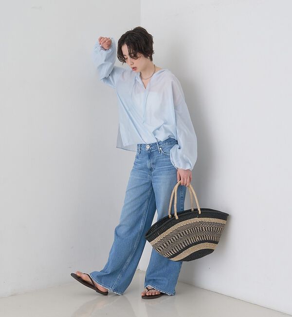 Rouge vif「【The Bagmati/ザ バグマティ】柄カゴバッグ」|かごバッグ|
