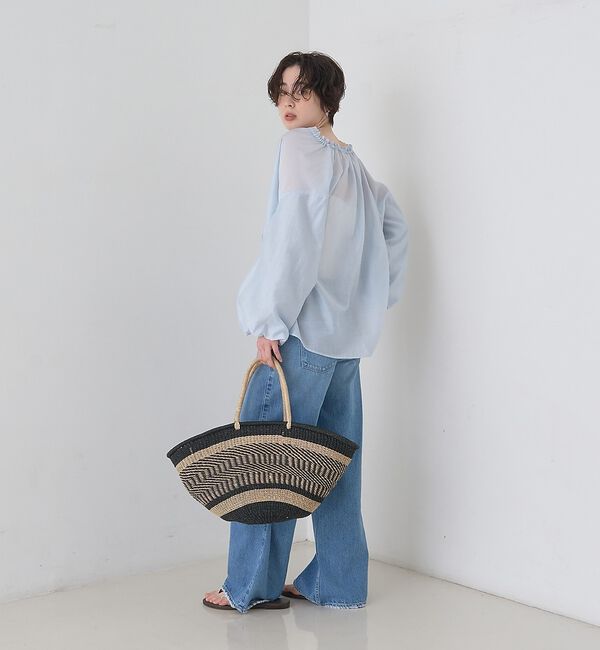Rouge vif「【The Bagmati/ザ バグマティ】柄カゴバッグ」|かごバッグ|
