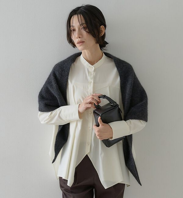 qualite「【2026新色登場】ランダムヘムシャツ【予約】」|シャツ・ブラウス|