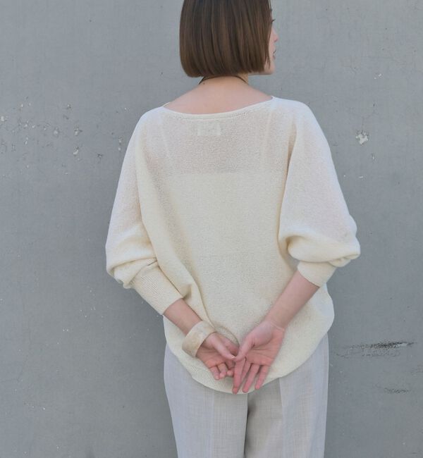 qualite「【夏まで快適に着られる】camifineニットプルオーバー」|Tシャツ・カットソー|