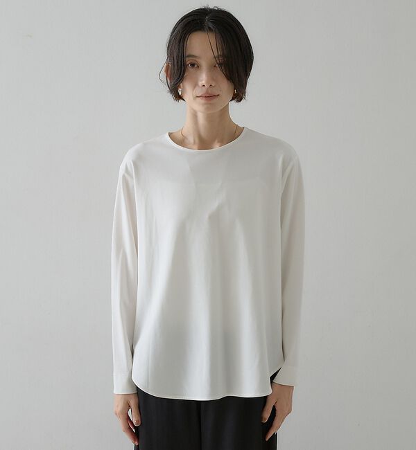 qualite「スムースシャツテールプルオーバー【予約】」|Tシャツ・カットソー|