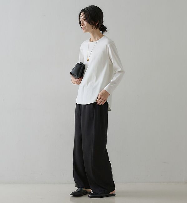 qualite「スムースシャツテールプルオーバー【予約】」|Tシャツ・カットソー|