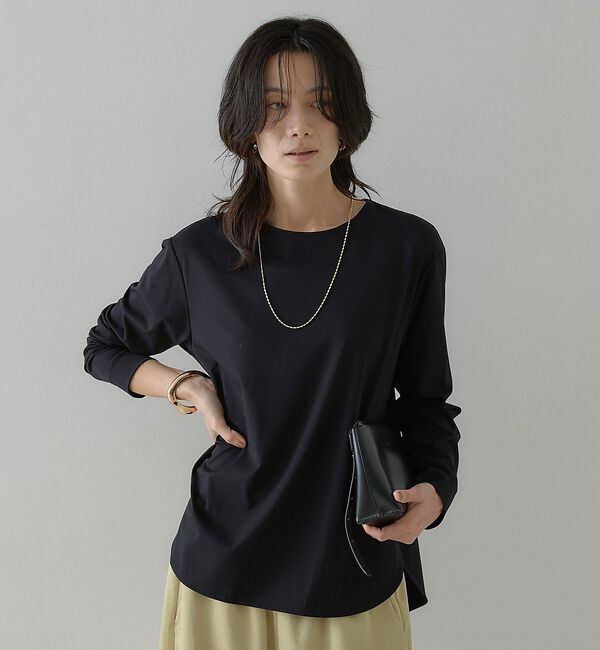 qualite「スムースシャツテールプルオーバー【予約】」|Tシャツ・カットソー|