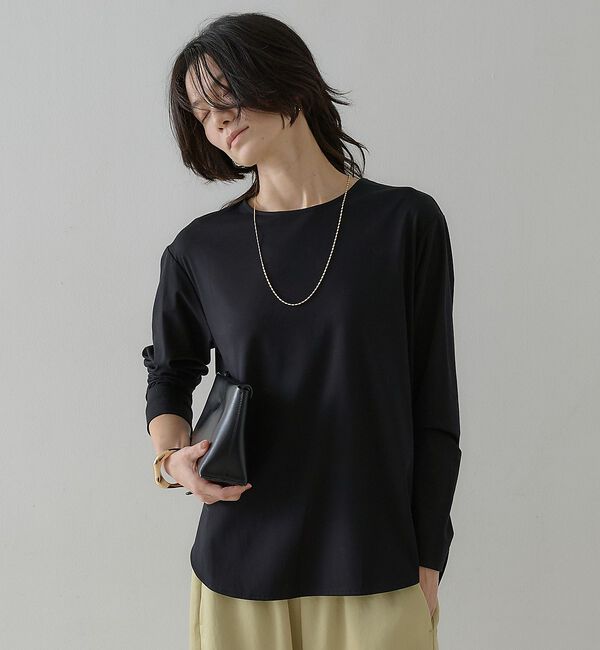 qualite「スムースシャツテールプルオーバー【予約】」|Tシャツ・カットソー|