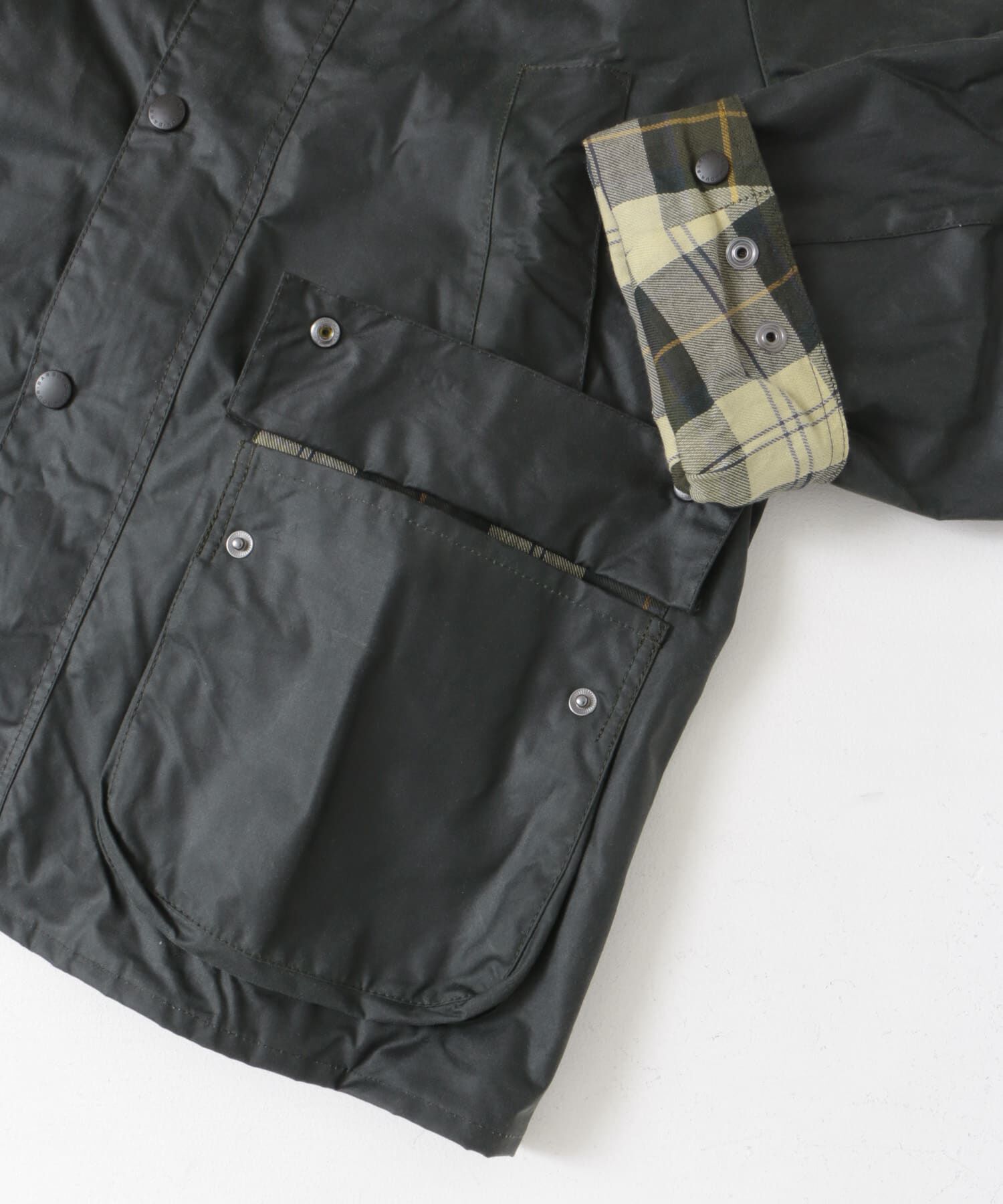 URBAN RESEARCH DOORS「OS BEDALE WAX JACKET」|ノーカラーコート|