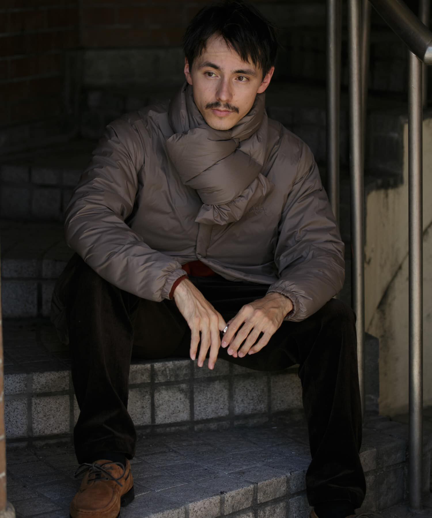 URBAN RESEARCH DOORS「『別注』NANGA&times;DOORS　DOWN MUFFLER」|マフラー|