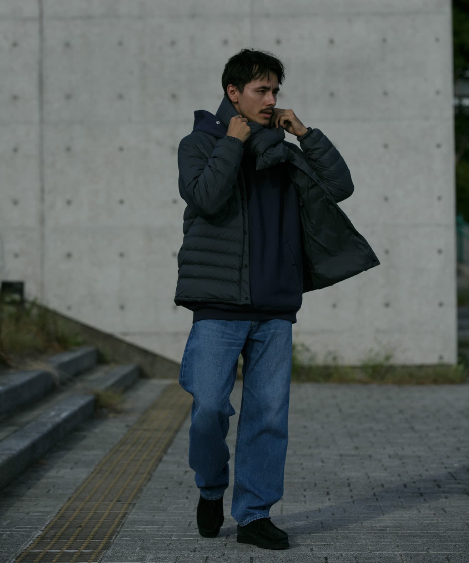 URBAN RESEARCH DOORS「『別注』NANGA&times;DOORS　DOWN MUFFLER」|マフラー|