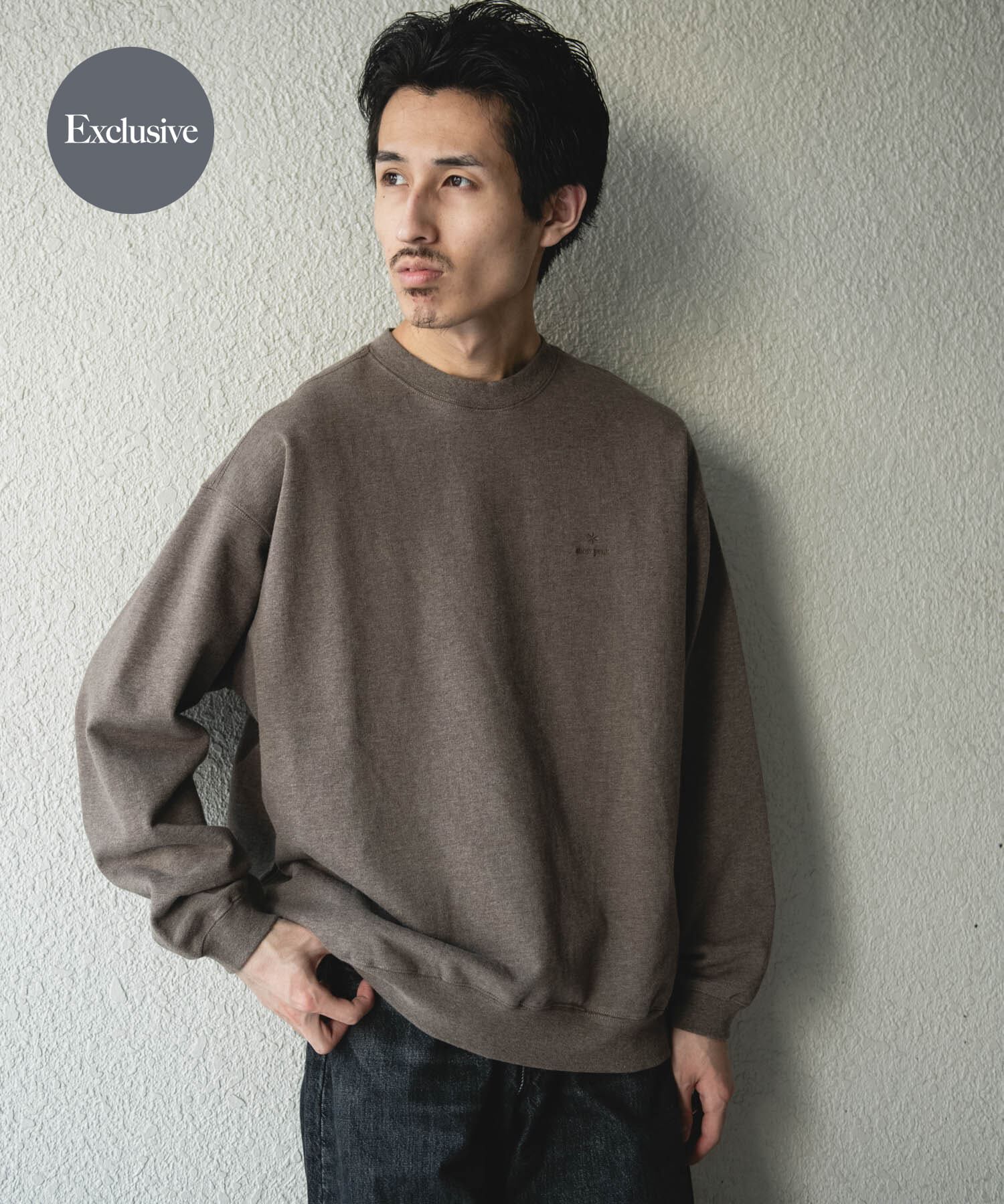 URBAN RESEARCH DOORS「『別注』Snow Peak Apparel&times;DOORS　RecycledCottonSweat」|スウェット・ジャージ|ブラウン