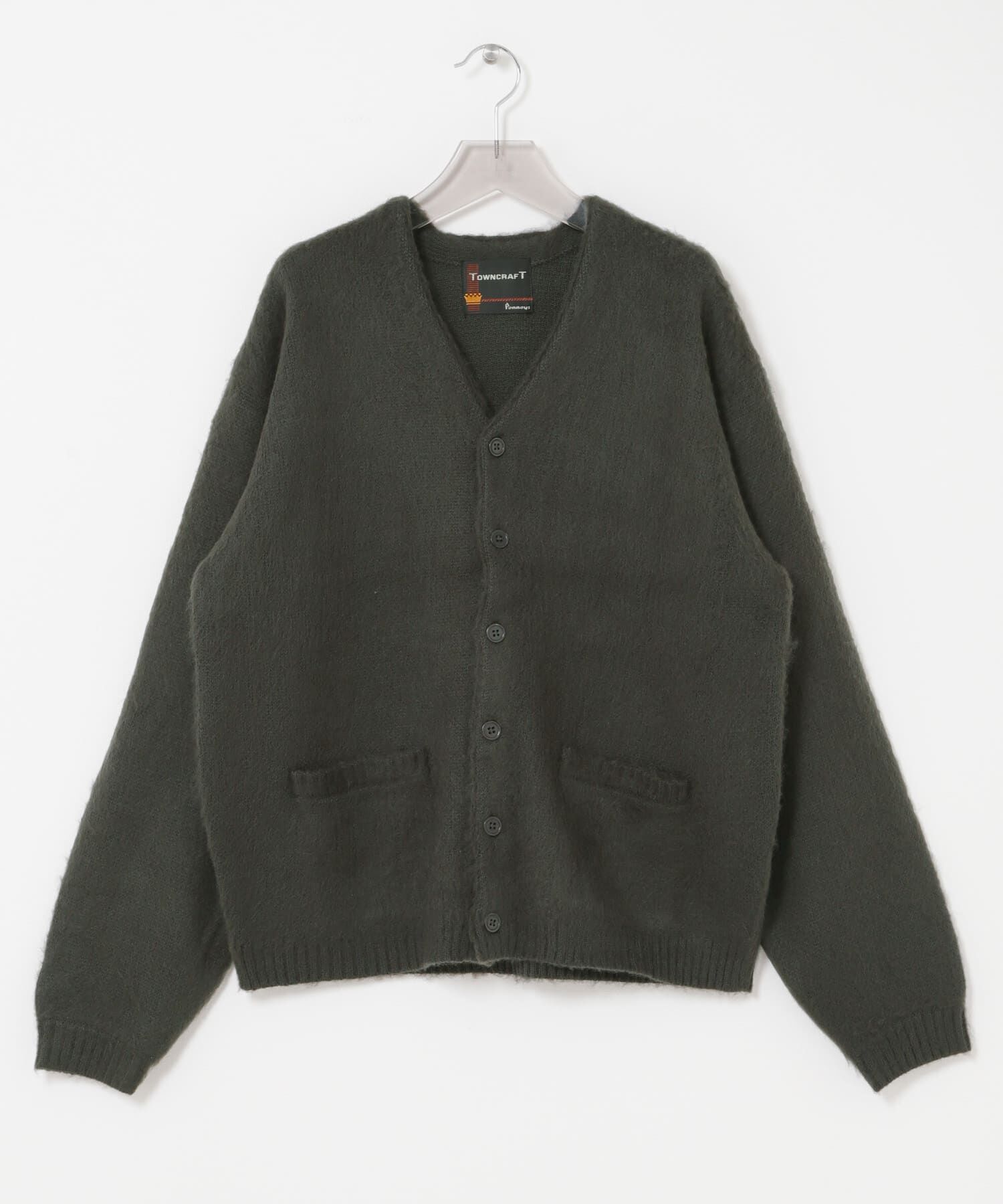 URBAN RESEARCH「TOWNCRAFT　SOLID SHAGGY CARDIGAN」|カーディガン|チャコールグレー