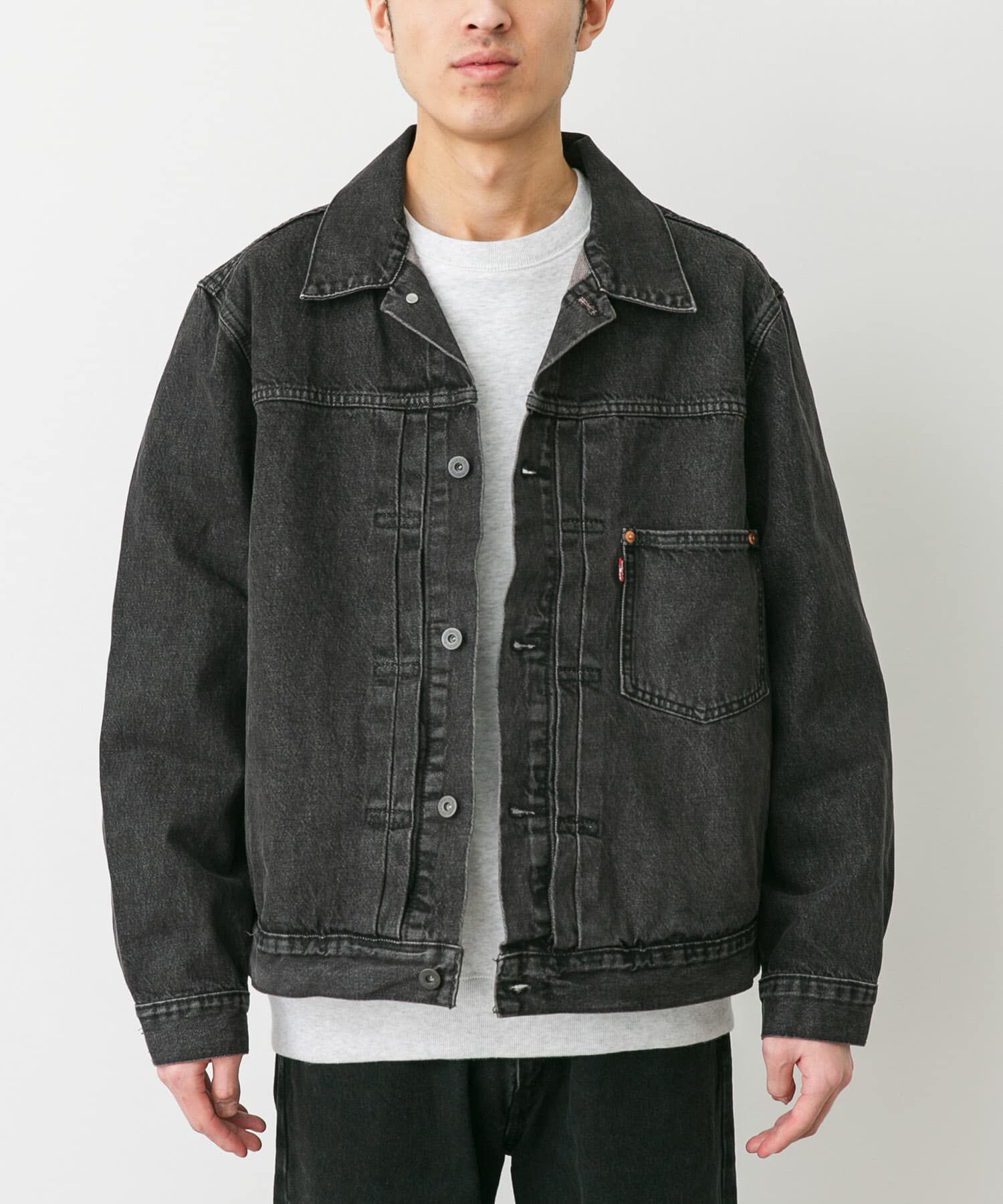 URBAN RESEARCH DOORS「LEVI&rsquo;S　TYPE 1 TRUCKER」|デニムジャケット|ブラック