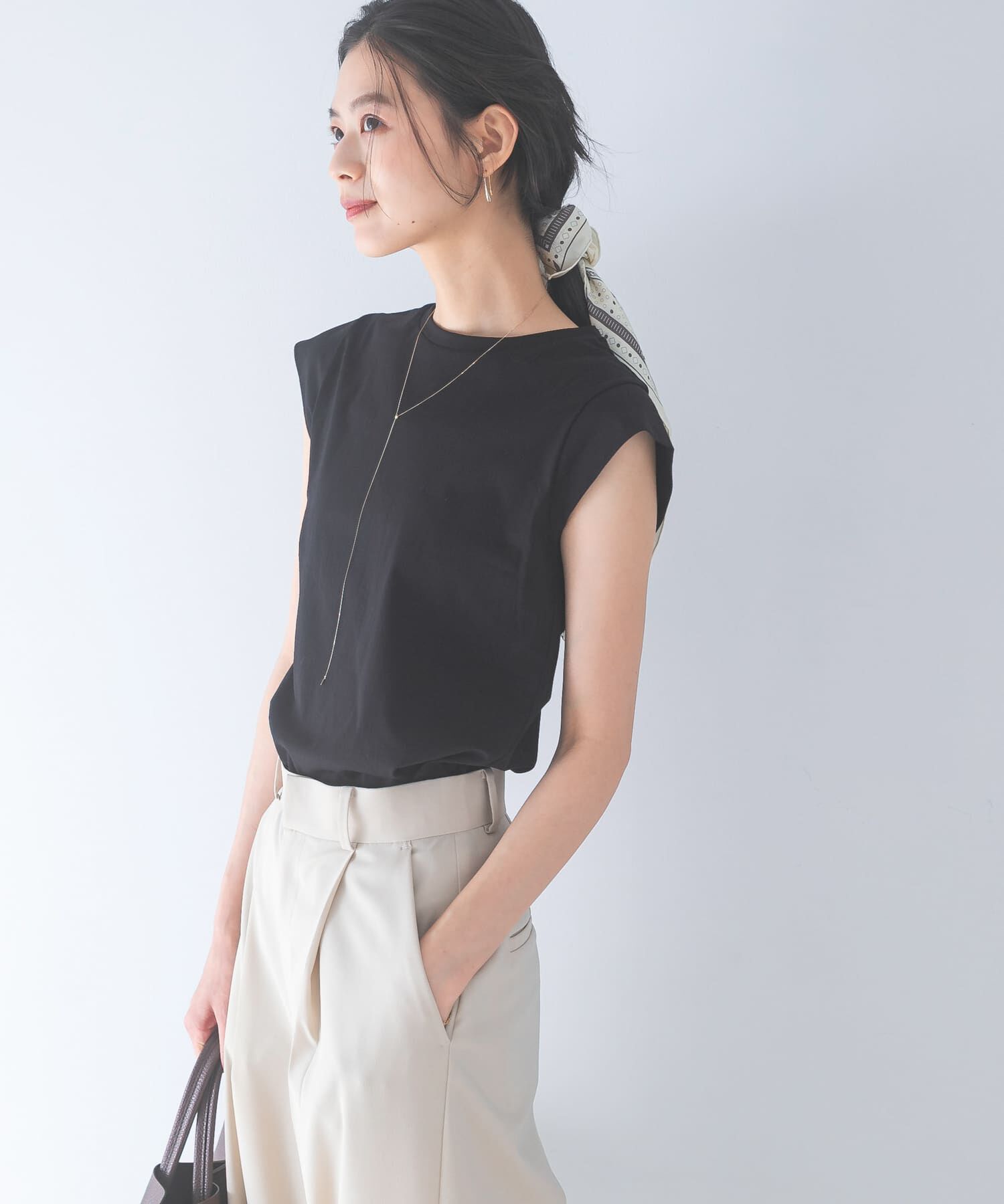 URBAN RESEARCH ROSSO「クールタッチスーピマコットンフレンチTシャツ」|Tシャツ・カットソー|