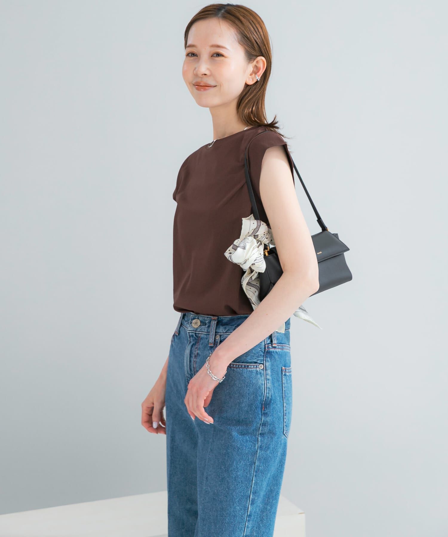 URBAN RESEARCH ROSSO「クールタッチスーピマコットンフレンチTシャツ」|Tシャツ・カットソー|