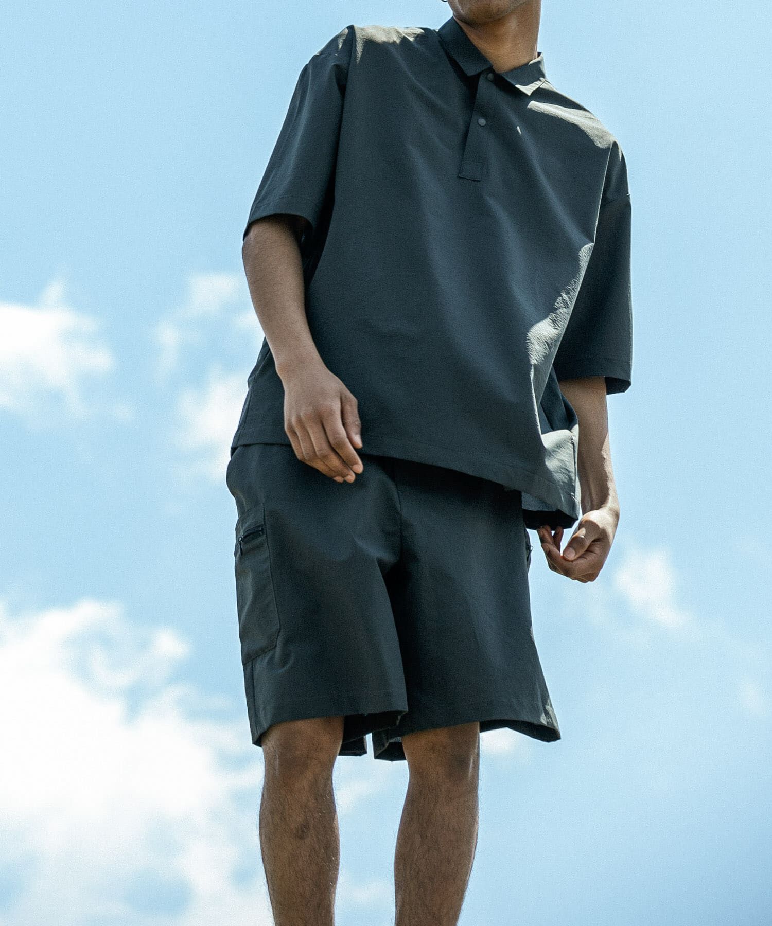 URBAN RESEARCH「『洗濯可/防シワ/撥水』COOL DOTS EASY SHORTS」|その他|チャコールグレー
