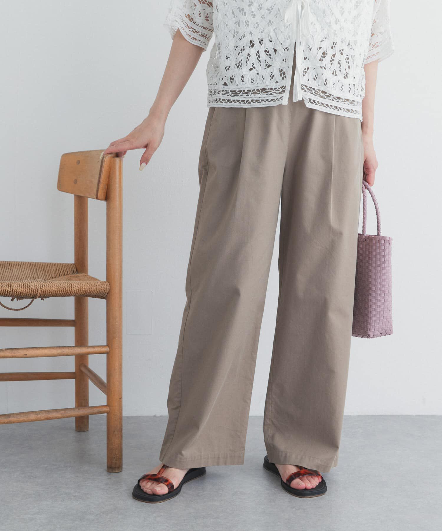 URBAN RESEARCH DOORS「レーヨンコットンイージーパンツ」|その他|
