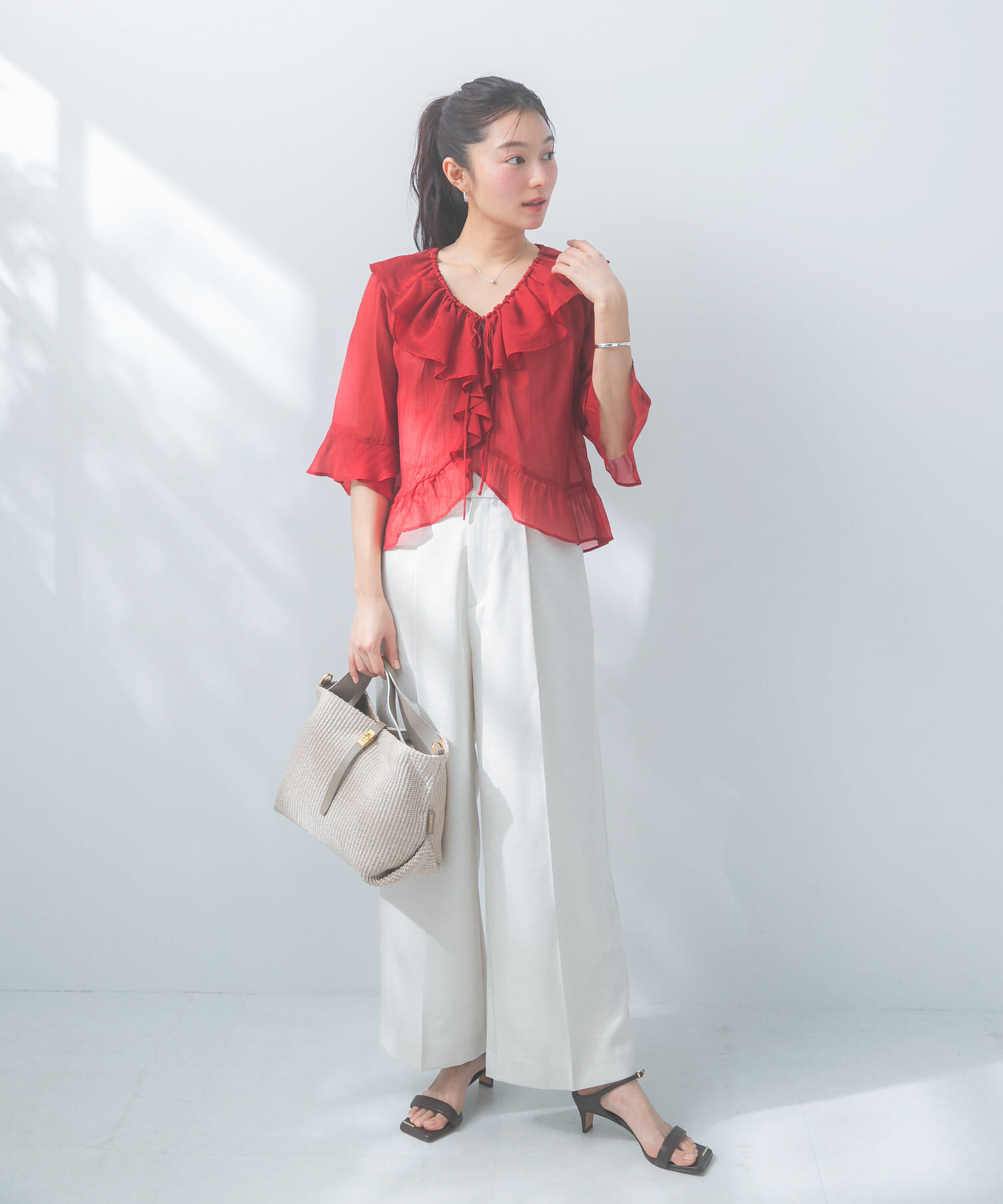 URBAN RESEARCH ROSSO「防シワ リネンライクイージースラックス」|その他|