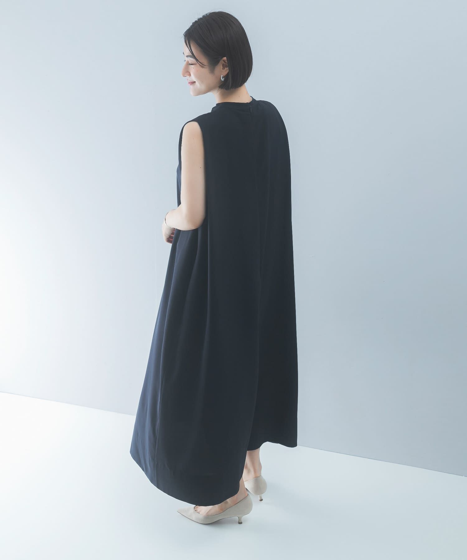 URBAN RESEARCH ROSSO「クールタッチ 吸水速乾キーネックフレアワンピース」|ワンピース|