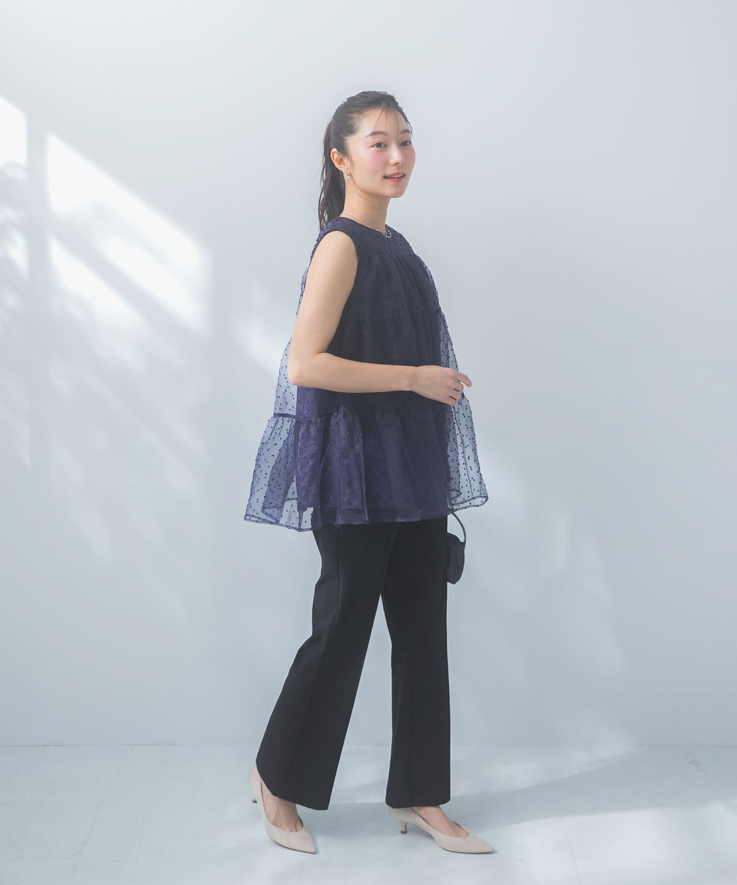 URBAN RESEARCH ROSSO「トリコットリブストレッチフレアパンツ」|その他|