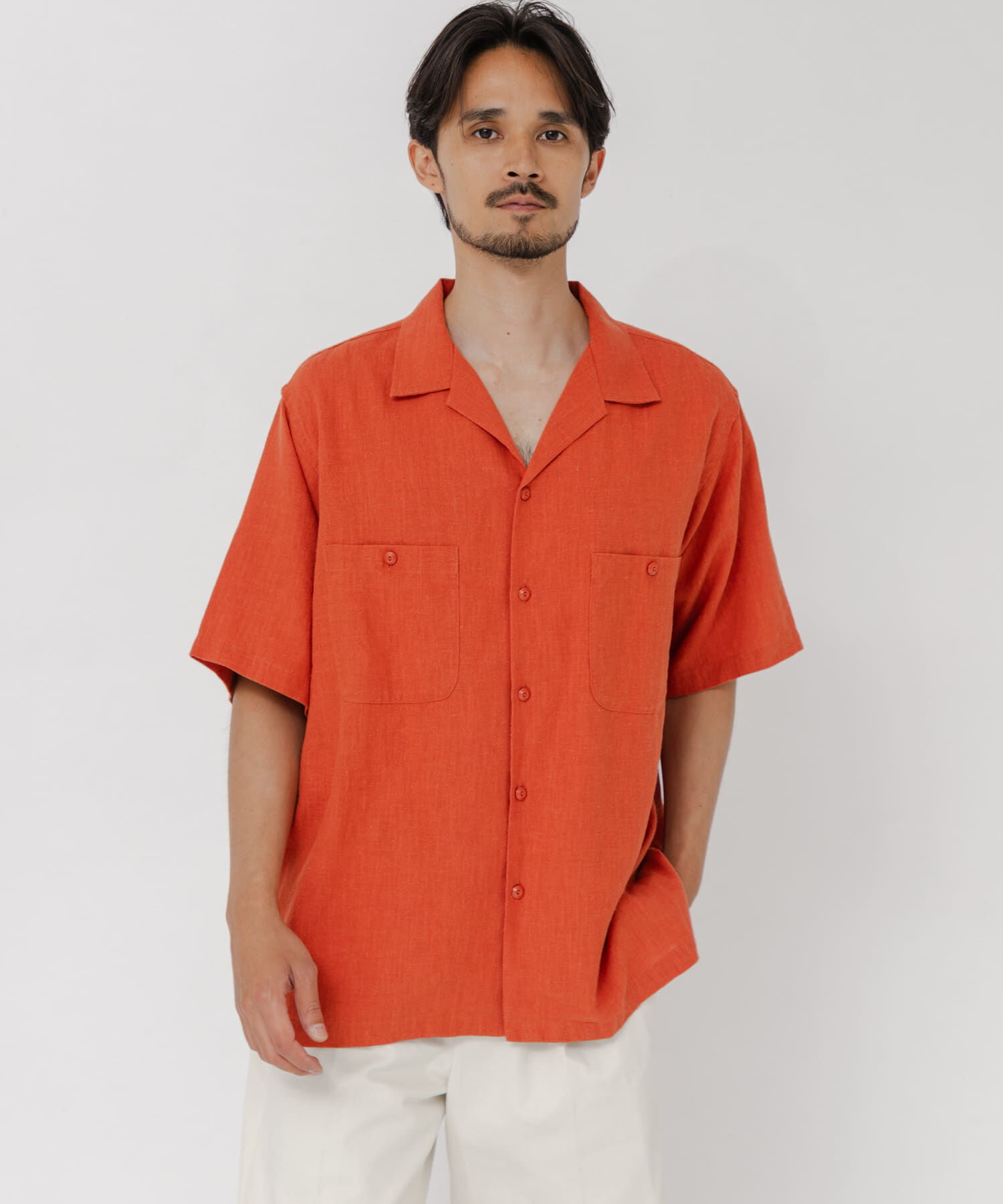 URBAN RESEARCH「SANDWASH LINEN OPEN SHIRTS」|シャツ・ブラウス|