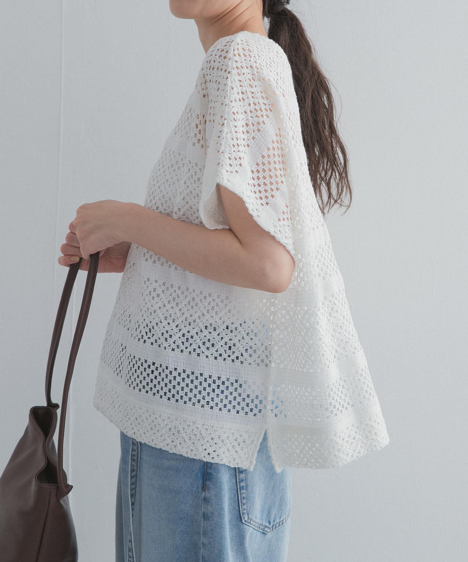 URBAN RESEARCH DOORS「クロップドレースプルオーバー」|その他|