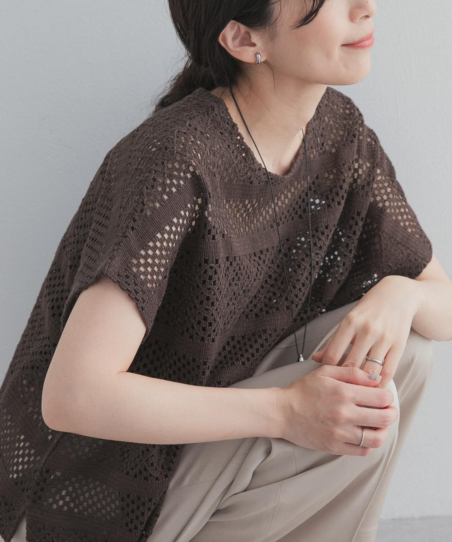 URBAN RESEARCH DOORS「クロップドレースプルオーバー」|その他|