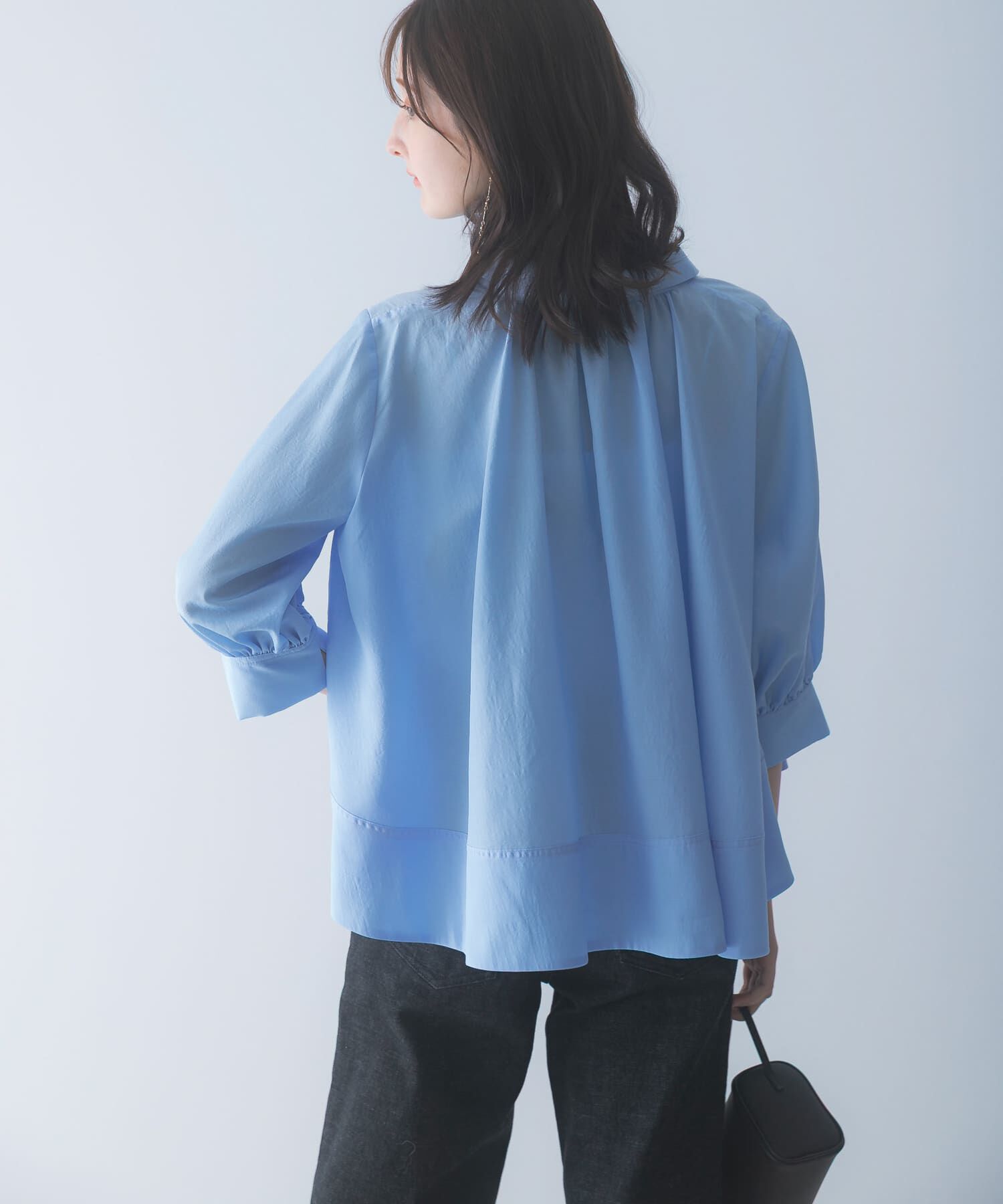 URBAN RESEARCH ROSSO「ウォッシャブルブライトローンシャツブラウス」|シャツ・ブラウス|