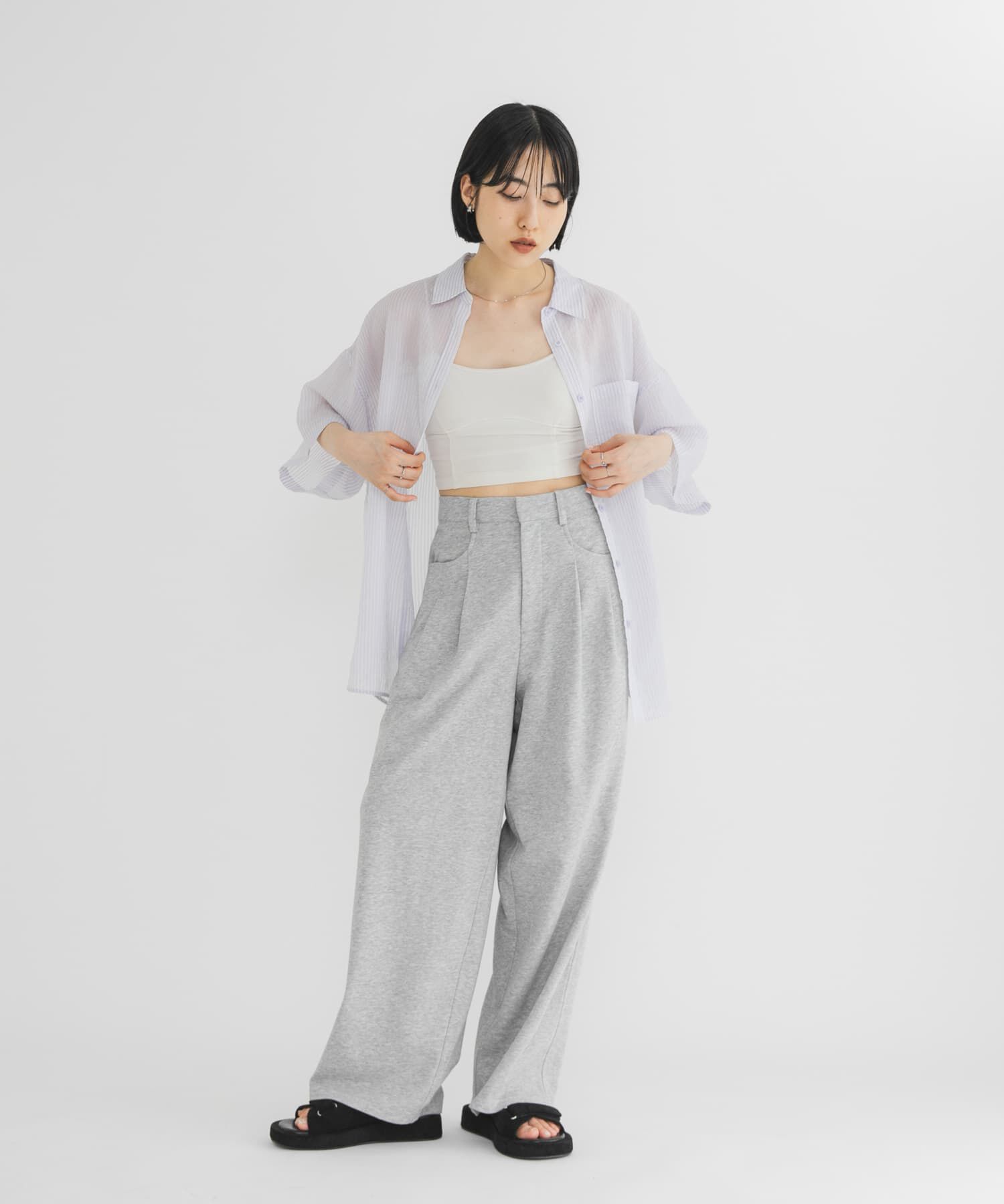  「ダブルタックスウェットパンツ」|その他|