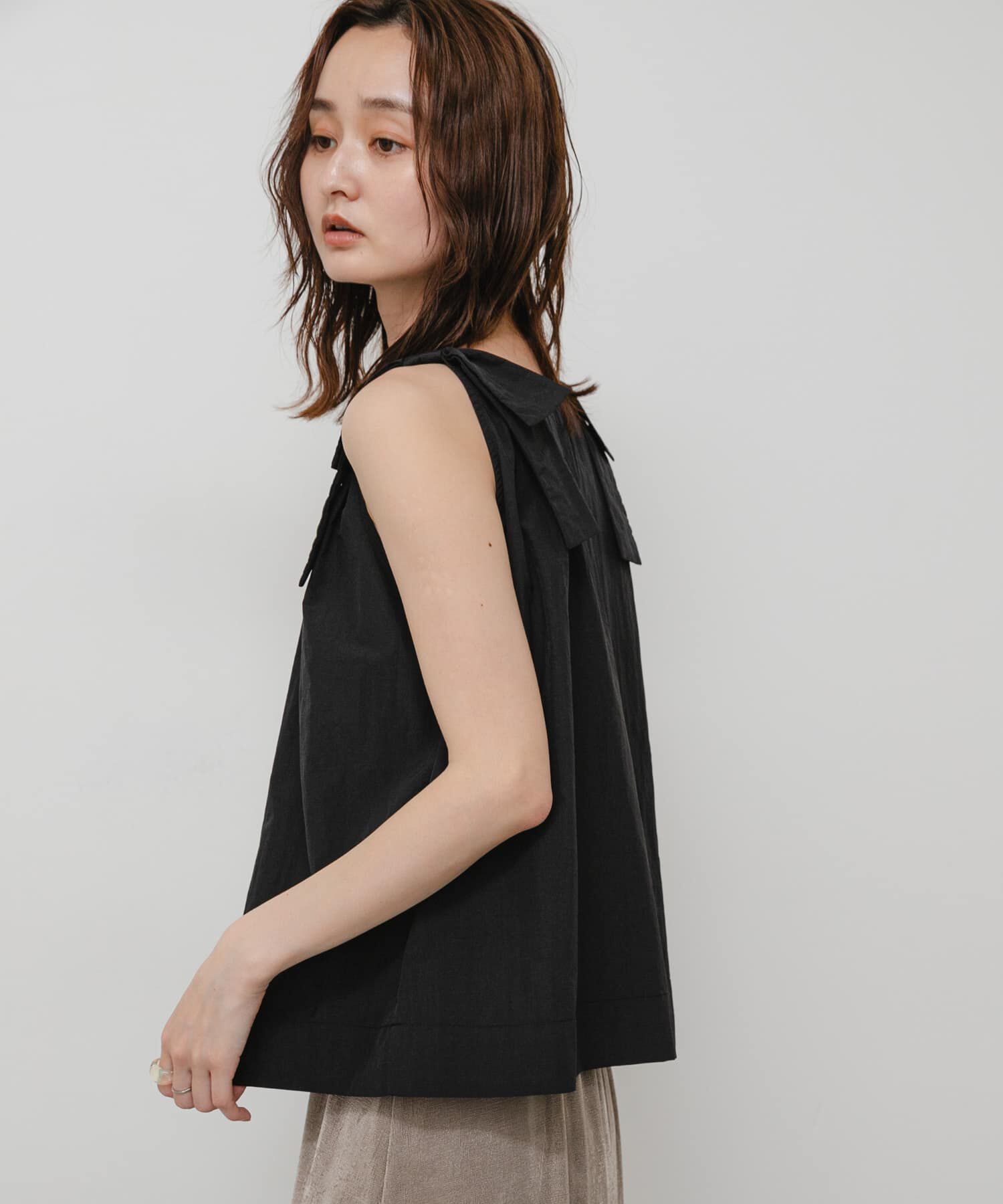 SENSE OF PLACE by URBAN RESEARCH「ショルダーリボンブラウス」|シャツ・ブラウス|