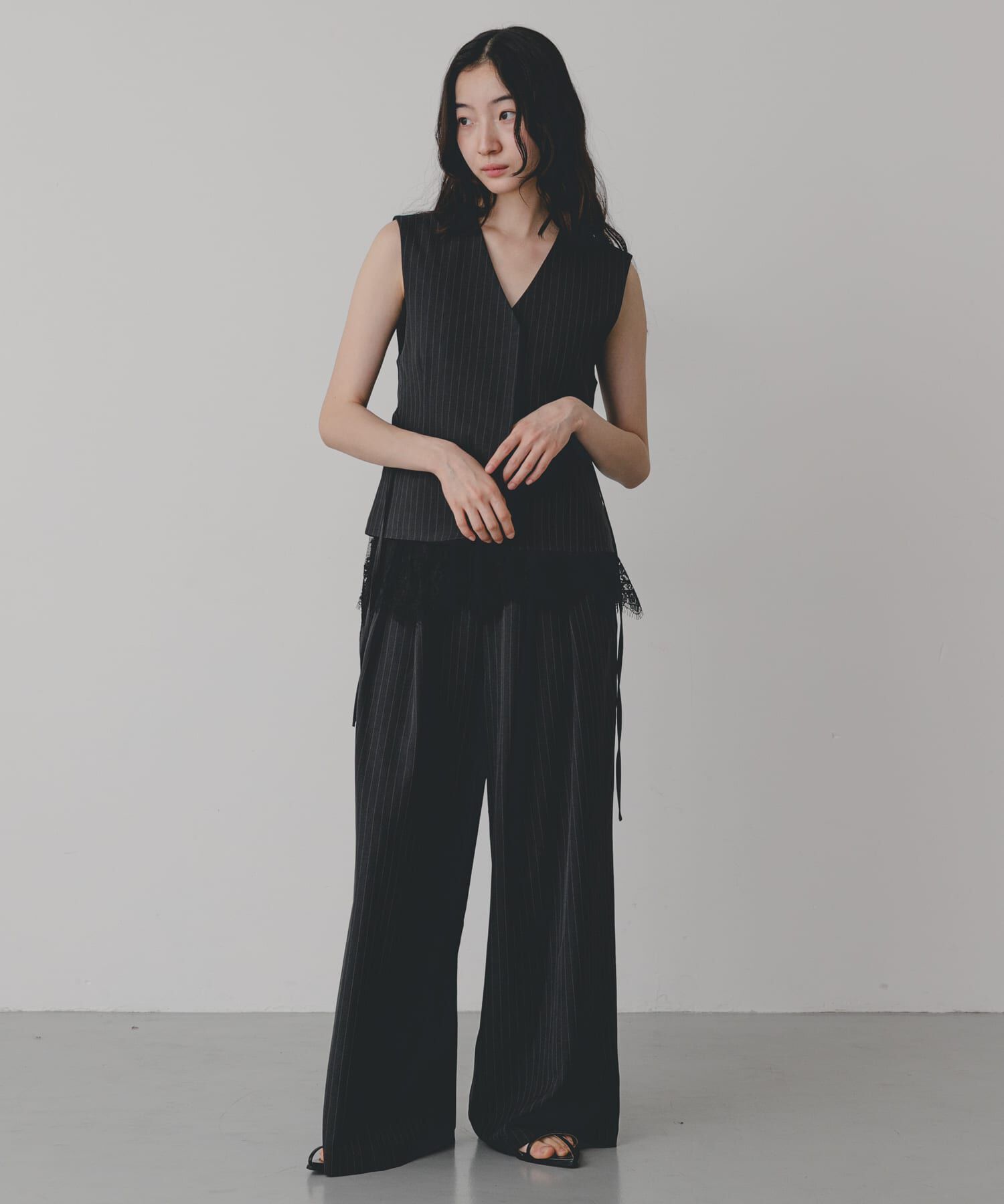 SENSE OF PLACE by URBAN RESEARCH「ピンストライプルーズパンツ」|その他|